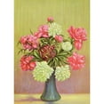 thumbnail image 2 of Lafayette F. Cargill 11x14 Gold Ornate Wood Frame and Double Matted Museum Art Print Titled - Peony (1937), 2 of 4
