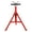 2500 lbs Red, variant on Heavy Duty V-Head Pipe Jack Stand - Adjustable 28-52 Inch Height, 2500 lbs Capacity - Folding Carbon Steel, Anti-Slip Handle, Triangular Base for Welding - 2500BLS*1pc-red