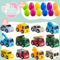 thumbnail image 3 of JOYFY 12 Packs Cars Filled Easter Eggs,Easter Eggs with Toys Inside,Birthday Party Favors for Boys and Girls,Basket Stuffers, 3 of 7