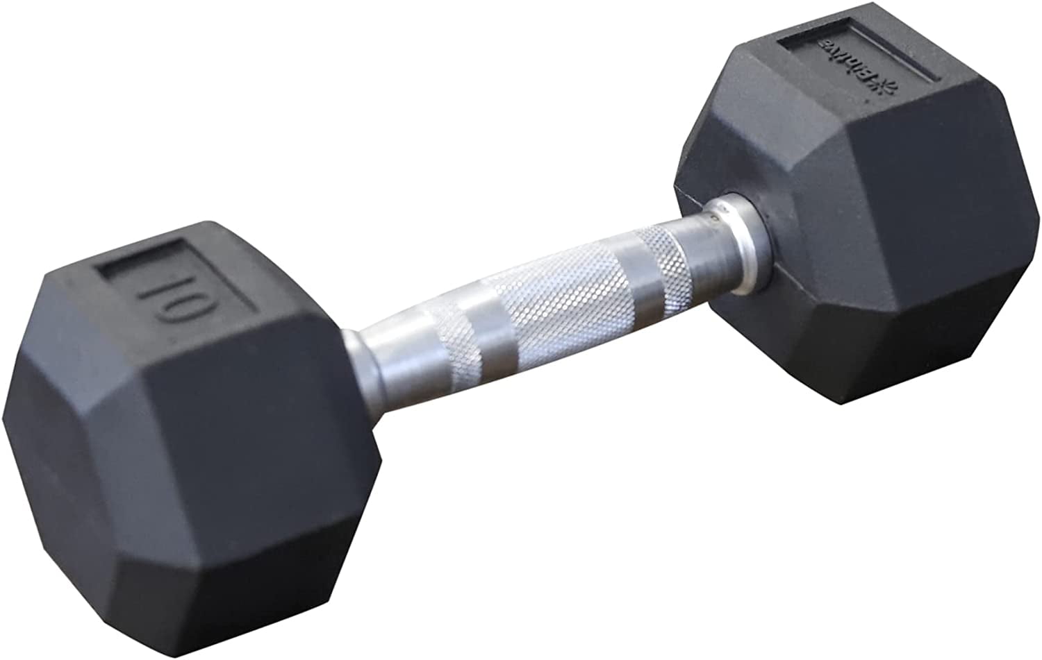 Bintiva Rubber Coated Hexagon Dumbbells, Pairs