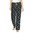 thumbnail image 2 of Lsque Fastfood Print Women's Pajama Pants, Lounge Pant - Comfortable Home Wear,Elastic Waistband, Stylish Design-Large, 2 of 9