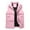 Pink Winter Puffer Vest, variant on BVnarty Men's Winter Puffer Vest Warm Sleeveless Jacket Padded Vest Outdoor Warm Vest Black XXXXXXL