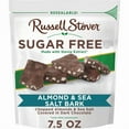 thumbnail image 2 of RUSSELL STOVER Sugar Free Dark Chocolate Almond & Sea Salt Bark, 7.5 oz bag (≈ 24 pieces), 2 of 8