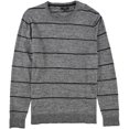 thumbnail image 1 of Alfani Mens Stripe Pullover Sweater, Black, Large, 1 of 1