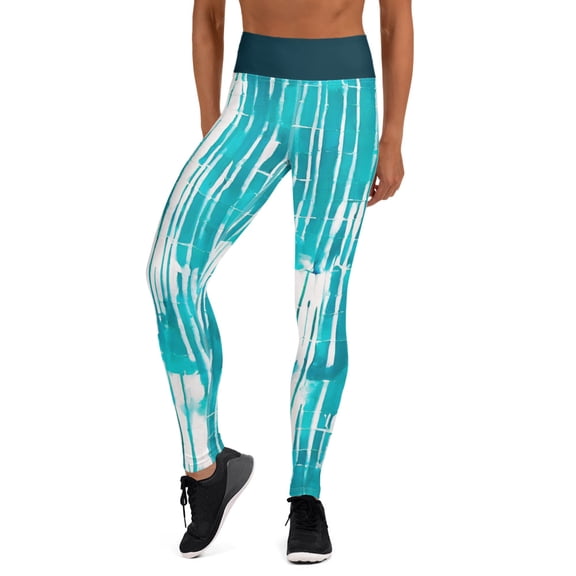 Activewear Women's Yoga Leggings AOP High Waist Full Length Stretch (XS)