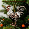 thumbnail image 3 of Animal Hanging Christmas Ornaments for Christmas Tree, Christmas Decorations Indoor Outdoor for Home Holiday Decor, Gift for Family Friends, Wildlife Animal Style, 3.15in, 3 of 8