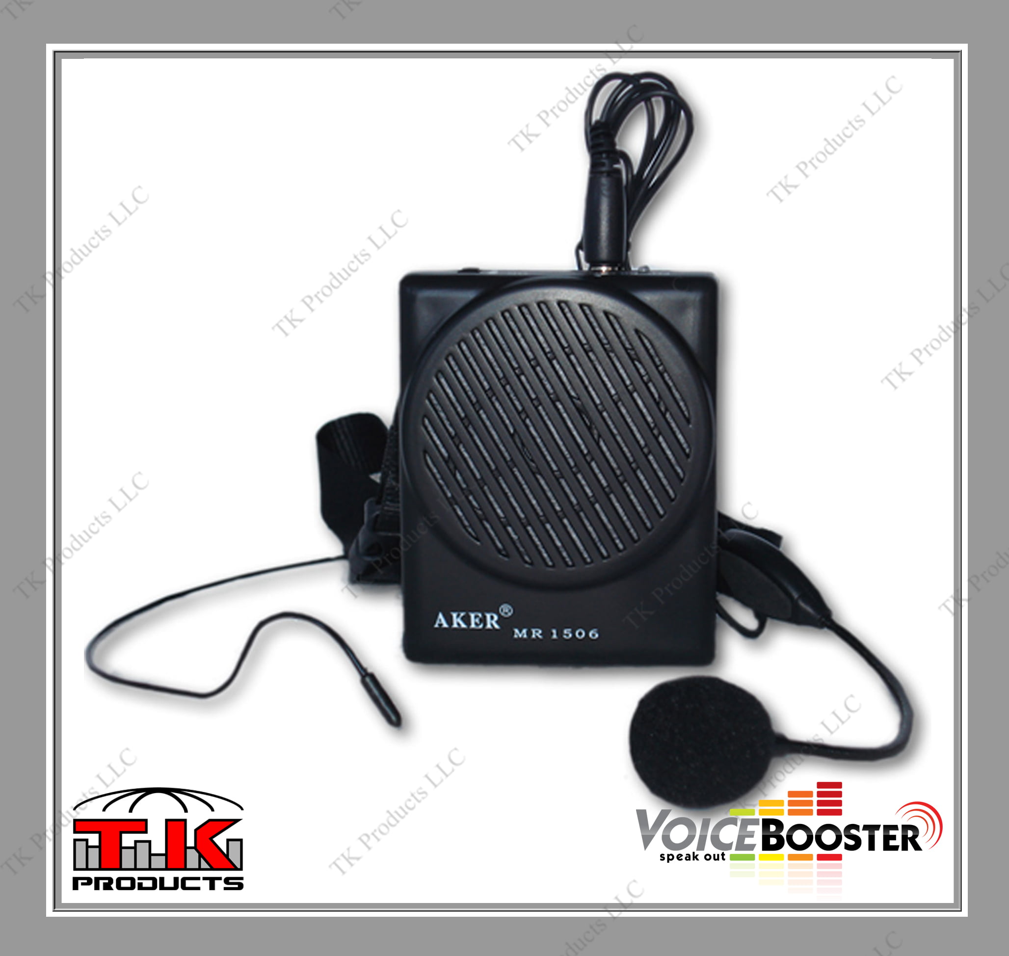 Aker MR1505 12W Waistband Portable Loud Voice Booster Amplifier Speaker 