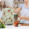 thumbnail image 3 of HELLHERO Red-Winged Bird and Floral Pattern There is only one dust cover Protective Case Top Handle Dust Cover for Kitchen Counter, 3 of 6