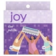 Joy Razor Blades Refill Cartridges for Women, Five Bladed, 8 Ct