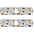 thumbnail image 2 of Coolnut Cute Dogs Bones Dog 2PCS Faucet Absorbent Mat Kitchen Faucet Sink Splash Guard Microfiber Cloth Faucet Splash Catcher Water Absorbent Mat, Faucet Mat for Kitchen Sink 14x5in, 2 of 7
