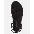 thumbnail image 4 of No Boundaries Women's Lace up Sandals, 4 of 6