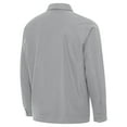 thumbnail image 3 of Men's Antigua Gray Los Angeles Rams Pivot Full-Zip Jacket, 3 of 4