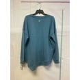 thumbnail image 3 of MSRP $58 Josie Natori Women's Asymmetrical Zippered-Pocket Top ONLY Blue Size XL, 3 of 3