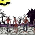 thumbnail image 2 of CUITING 6Pcs Walking Corpses Model Terror Zombies Kids Children Action Figure Toys Dolls, 2 of 8
