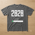 thumbnail image 2 of 2020 Loading Funny New Year Graphic Tee for Adults Holiday Party Comfort Colors T-Shirt, 2 of 5