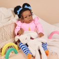 thumbnail image 3 of Muñeca Reborn Rebornova, negra, afroamericana, 51 cm, 3 of 7