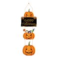 thumbnail image 2 of Fiudx Decoraciones Colgantes de Halloween, Temática de Calabaza Fantasma, Tela de Lino Reutilizable, Decoración Festiva para Interiores y Exteriores, Artículos para Fiestas, Múltiples Ubicaciones par, 2 of 5