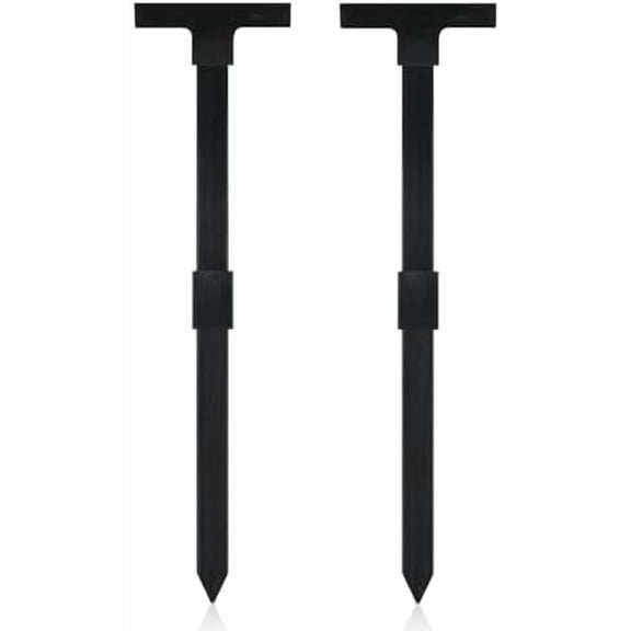 Fiberglass Rod Stake for Yard Sign,28 Inch Durable Lawn Sign Posts for Metal Signs with a Thickness of 20 to 80 mil / 0.5 to 2mm,Waterproof and Ideal for Outdoor Use,2 Packs