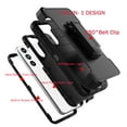 thumbnail image 3 of For Samsung Galaxy S23 2023 61" Case, Heavy Duty Rugged Defender Case with [Belt Clip Holster] [Built in Screen Protecotr], Shockproof Full Body Protection Kickstand Cover, Black, 3 of 8
