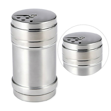 

40pcs Rotating Lids Design Spice Dispenser Stainless Steel Spice Shaker Multi Function Cooking BBQ Pepper Salt Jar M