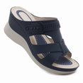 thumbnail image 2 of Sandalias con cuñas para primavera y verano, cómodas, casuales, para mujer, 2 of 6