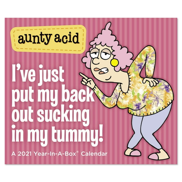 Mead Aunty Acid YearInABox Calendar Calendars