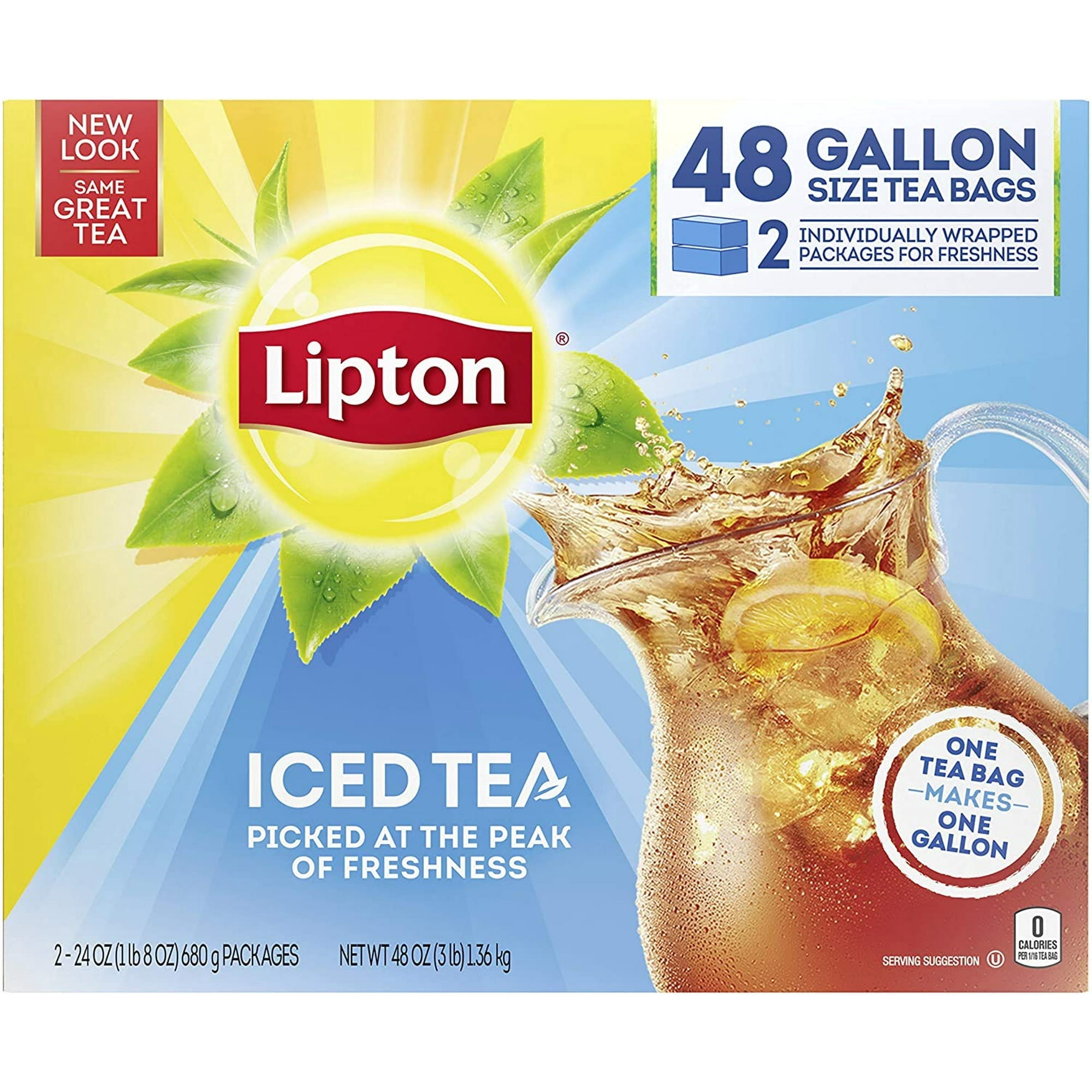 Lipton Iced Tea, Gallon Size Tea Bags (48 ct.)