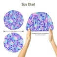 thumbnail image 5 of Naloa Blue Skull Daisy Adjustable Hair Bonnet for Sleeping, Hair Wrap Sleep Cap Turban for Women Men, Curly Straight Hair Long Large Braid Unisex, 5 of 6