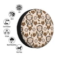 thumbnail image 4 of Salouo Retro Dreamcatcher Print Spare Tire Cover 14-17 inch Spare Tire Protector Universal Tough Tire Wheel Cover for Trailer SUV and Truck-, 4 of 6