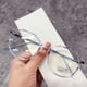 thumbnail image 1 of Gafas de protección ocular con marco redondo irregular, color del marco, marco óptico transparente, antiluz azul, 1 of 2