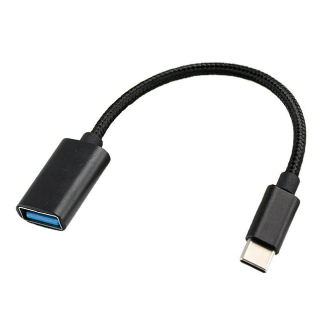 Nylon Braided OTG Adapter USB Data Cable Micro Adapter Cable U Disk Adapter Cable