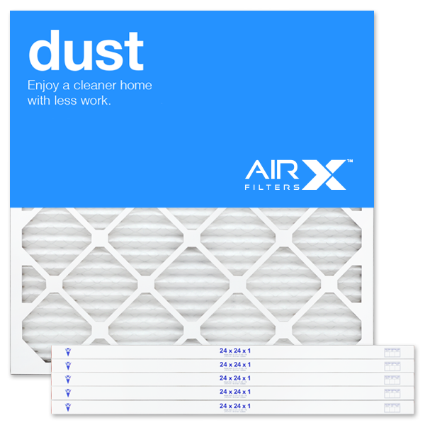 AIRx Filters Dust 24x24x1 Air Filter Replacement MERV 8 AC Furnace
