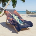 thumbnail image 4 of TUWABEII Microfiber Beach Towel Super Lightweight Colorful Bath Towel Sandproof Beach Blanket Multi-Purpose Towel For Travel Swimming Pool 30x60 Inch, 4 of 6