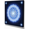thumbnail image 3 of Design Art - Fleur Fractale Abstraite sur Fond Bleu, 3 of 4