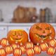 thumbnail image 3 of Adornos para árbol de Halloween, pequeñas calabazas colgantes para puertas, ventanas, interiores y exteriores, suministros para fiestas, 3 of 4