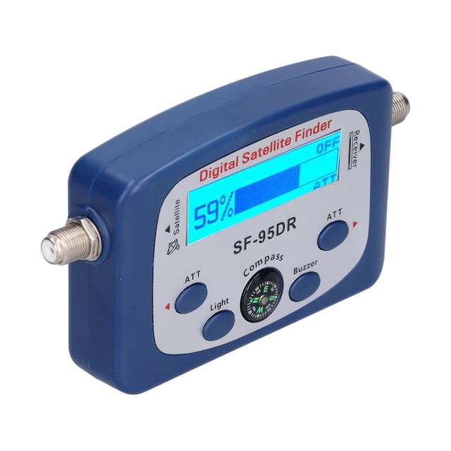 Satellite Finder, High Sensitivity Simple Satellite Strength Meter TV Satellite Finder for Satellite Installation for Camping