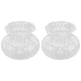 thumbnail image 1 of icolorfuled Lantern Glass Replacement Windproof Religious Use 2Set 3.5x3.5in, 1 of 6