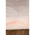 thumbnail image 5 of Linon Maven Faux Rabbit Polyester 5'x7' Area Rug in Pink, 5 of 6