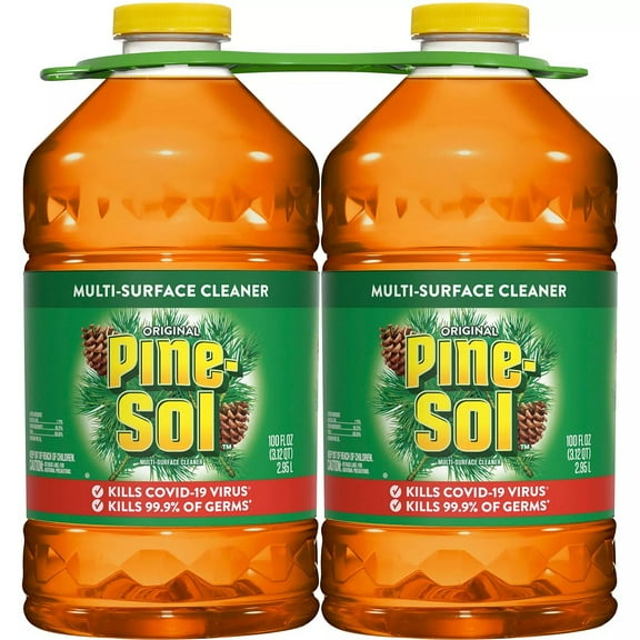 pack of 2 Pine-Sol Multi-Surface Disinfectant Pine Scent 100 oz.