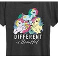 thumbnail image 3 of My Little Pony - Different Is Beautiful - Women's Short Sleeve Graphic T-Shirt, 3 of 5