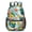 Black-2, variant on 17 Inch Lightweight Backpack,PVC Waterproof Oxford Fabric, Ergonomically Designed, with Large Capacity, Exotic Jungle Aesthetic