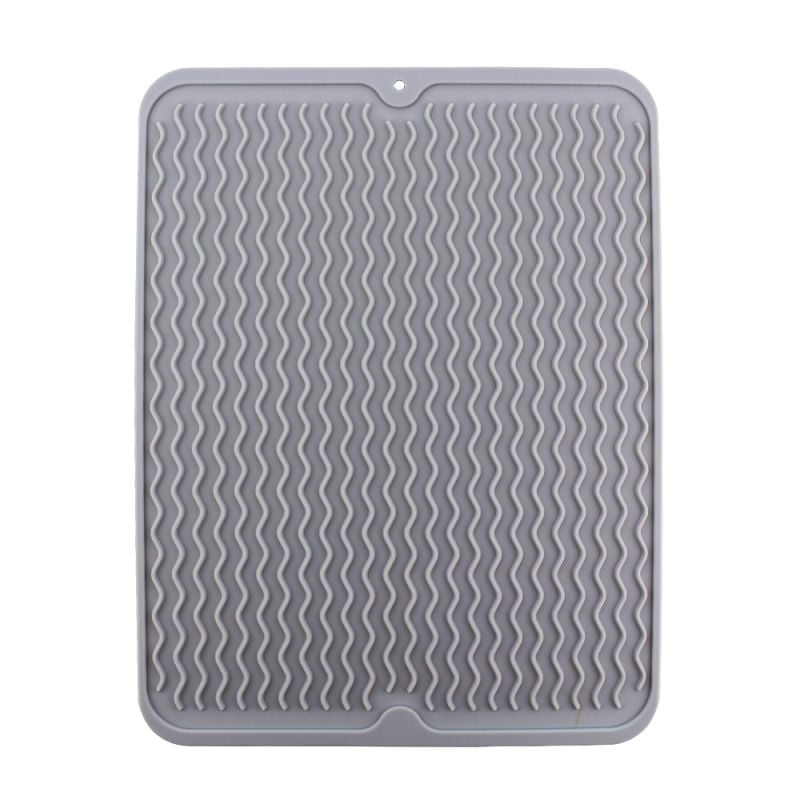 Multifunction Drain Mat Extra Large Dish Draining Mat Rubber Drying Drainer Mat Silicone Dish