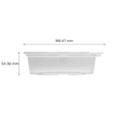 thumbnail image 3 of Karat 24oz PET Plastic Tamper Resistant Hinged Deli Container with Lid - 200 sets, 3 of 10