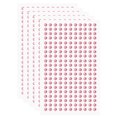 thumbnail image 1 of Uxcell 5 Hojas/1100pcs Calcomanías de Rhinestone Autoadhesivas, Gemas Acrílicas de 4mm para Arte de Uñas y Decoración, Rosa Claro, 1 of 6