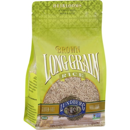 Lundberg Family Farms Long Grain Brown Rice, 32 oz (Pack of