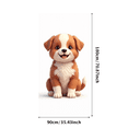 thumbnail image 3 of Adorable Puppy Print Backdrop Background Decor Photography Props Party Supplies Banner Birthday Decoration Photo Display, 3 of 4