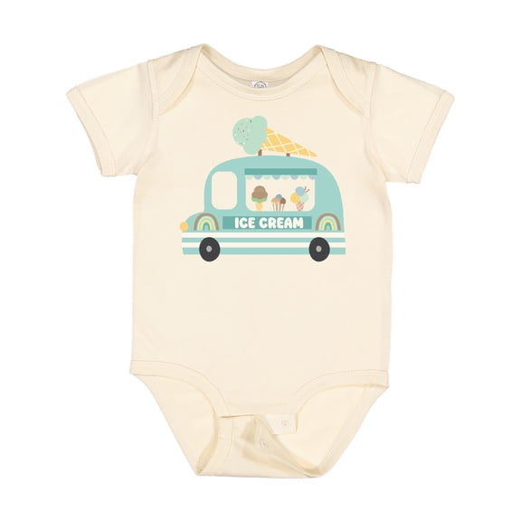 Inktastic Cute Ice Cream Truck Boys or Girls Baby Bodysuit