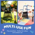 thumbnail image 6 of 4 Hoop Basketball Set for Toddlers – Indoor & Outdoor Preschool Toy with 4 Balls & Air Pump, 6 of 9