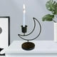 thumbnail image 5 of Candebro de candebro con forma cónica de hierro, soporte decorativo de una Negro Zulema Porta vela, 5 of 8