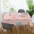 thumbnail image 3 of Yayeee Tablecloths 54" x 54" Rectangle Wrinkle Resistant Party Table Cover, Love in The Air, 3 of 8